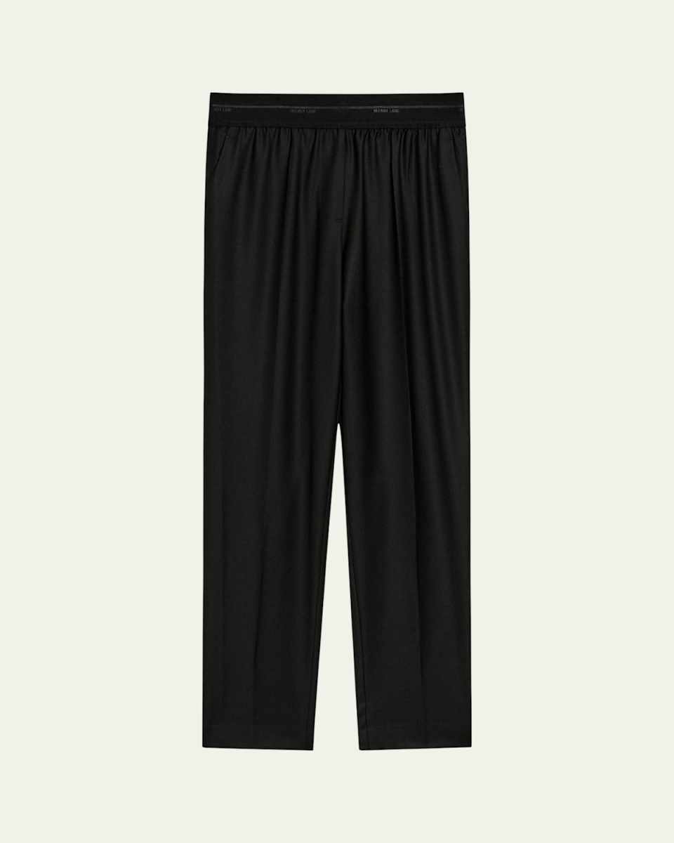 Tapered Logo Waistband Pants